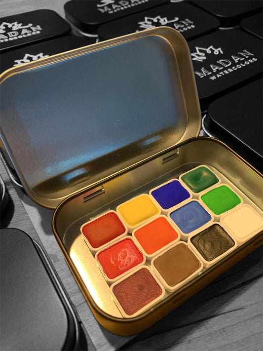 Basic Aquarellfarben im 12er- Set