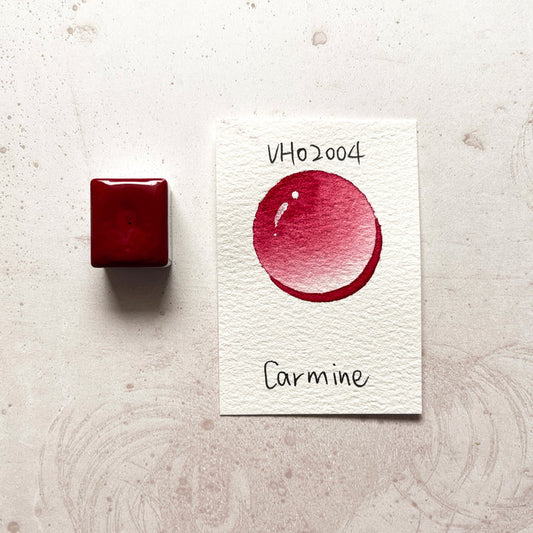 Aquarellfarbe mit Honig Carmine