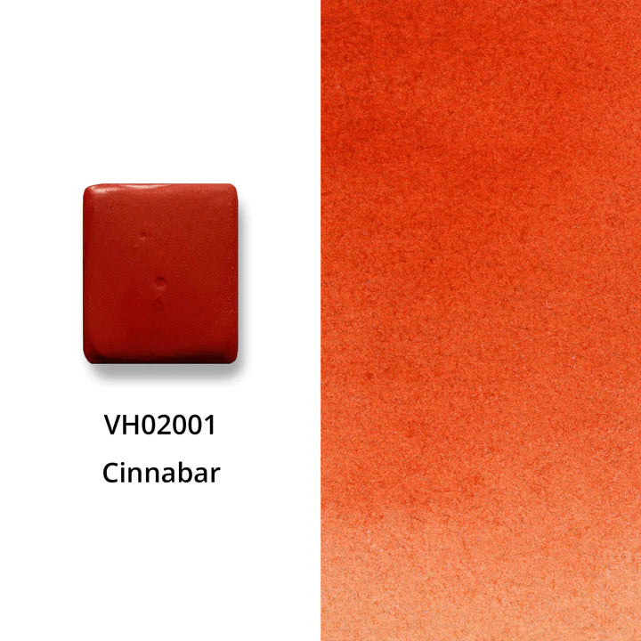Aquarellfarbe mit Honig Zinnober