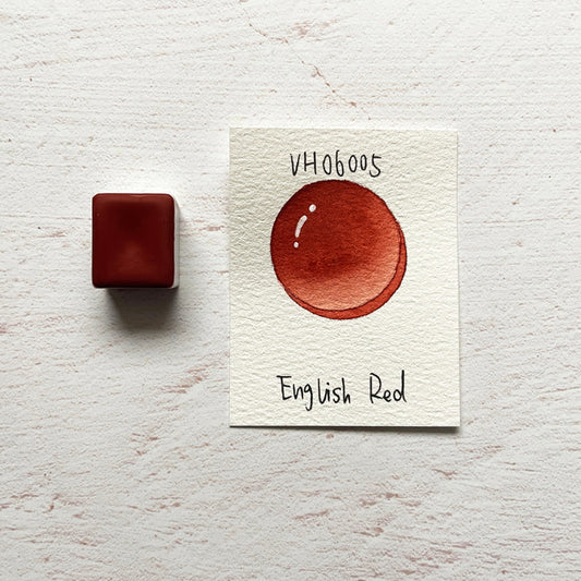 Aquarellfarbe mit Honig Englisch Rot
