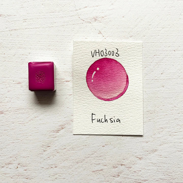 Aquarellfarbe mit Honig Fuchsia