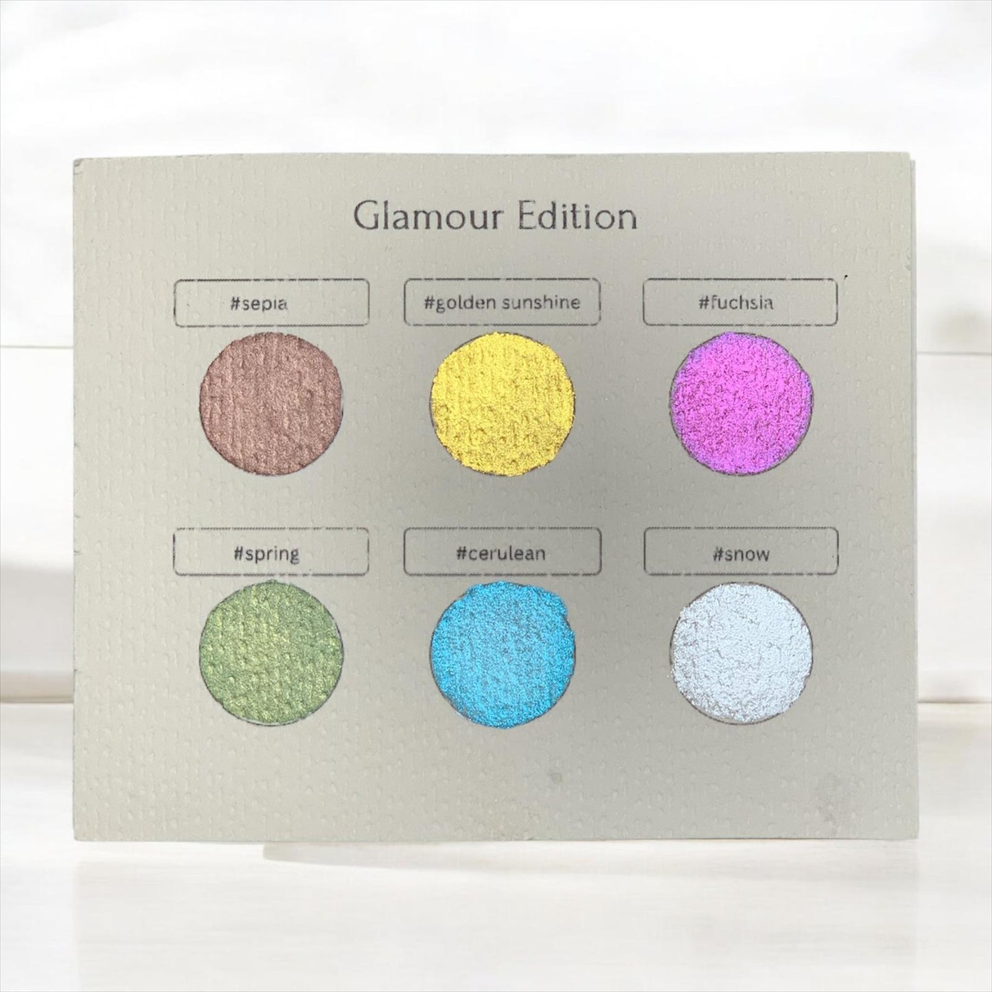 Glamour Aquarellfarben im 6er-Set