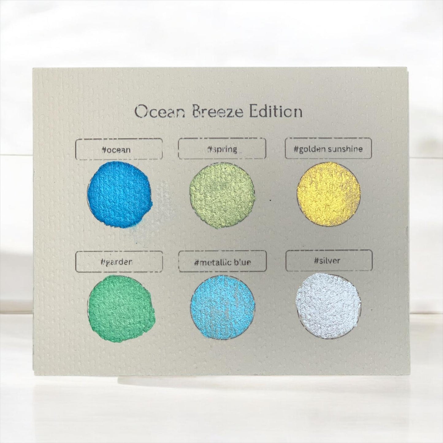 Ocean Breeze Edition Aquarellfarben im 6er-Set