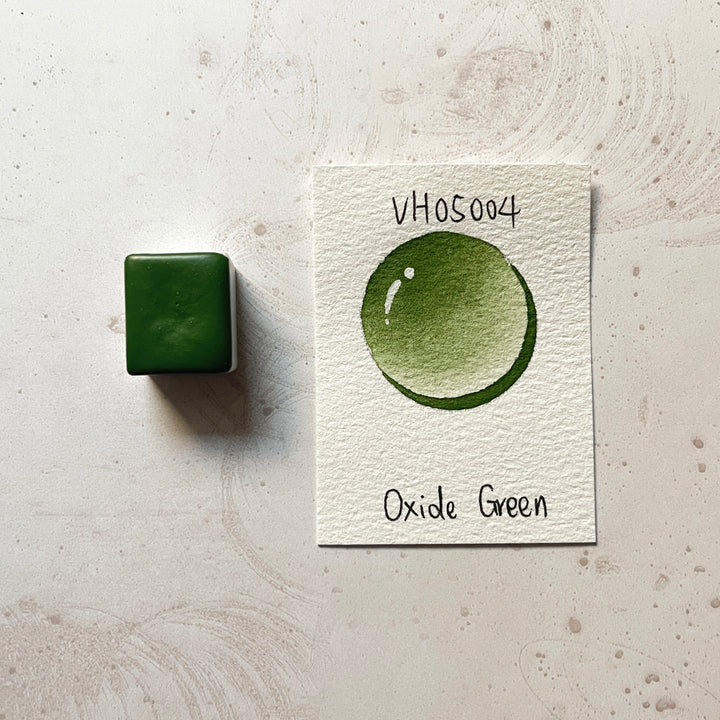 Aquarellfarbe mit Honig Oxidgrün