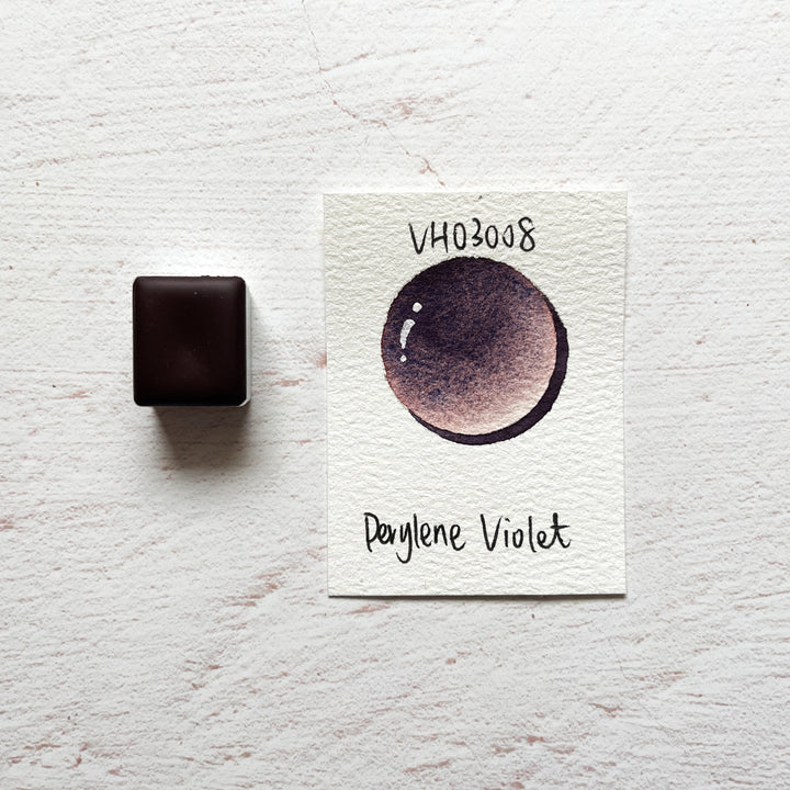 Aquarellfarbe mit Honig Perylene Violett