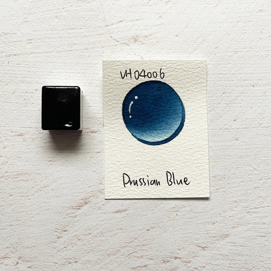 Aquarellfarbe mit Honig Preussisch Blau