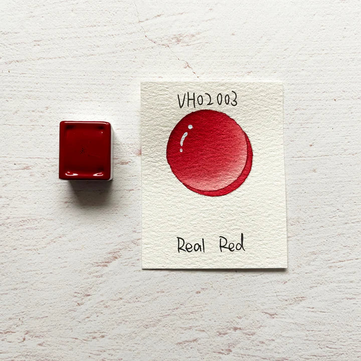 Aquarellfarbe mit Honig Real Red