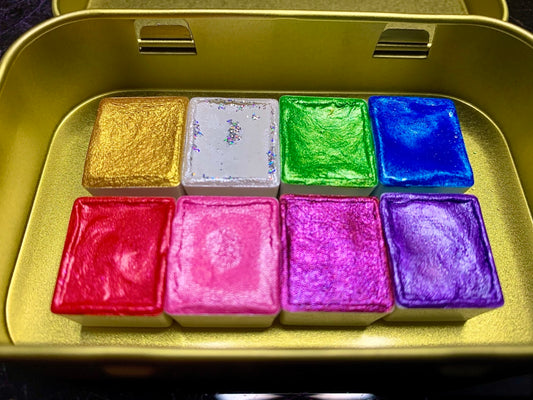 Sparkle Summer Edition Aquarellfarben im 8-er Set