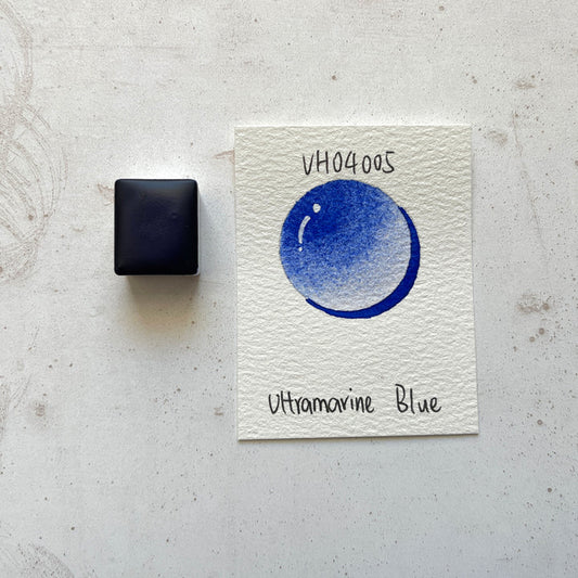 Aquarellfarbe mit Honig Ultramarinblau