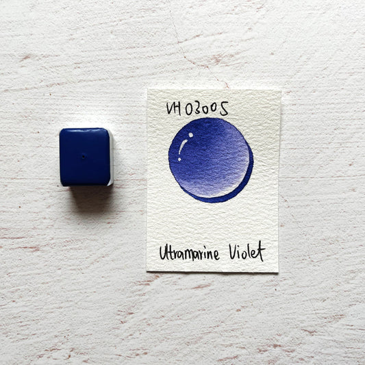 Aquarellfarbe mit Honig Ultramarin Violett