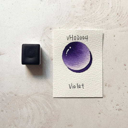 Aquarellfarbe mit Honig Violett