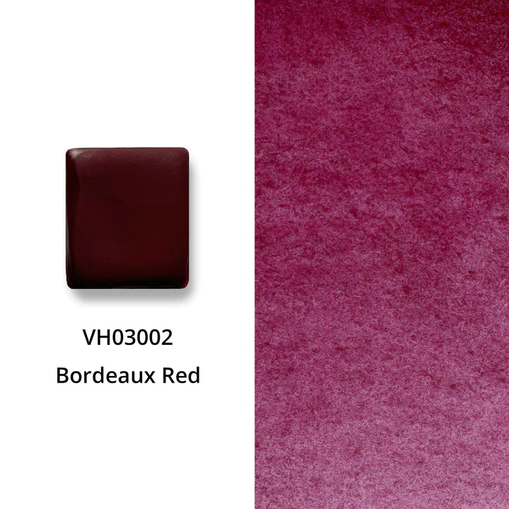 Aquarellfarbe mit Honig Bordeauxrot