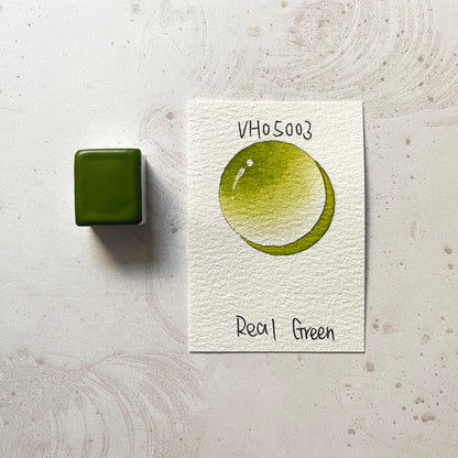 Aquarellfarbe mit Honig Real Grün