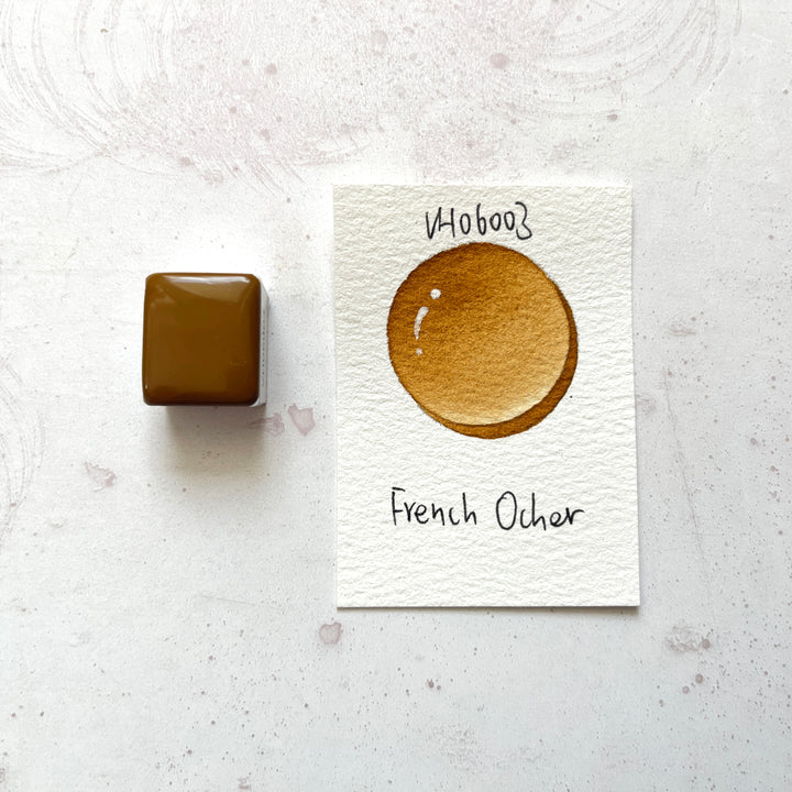 Aquarellfarbe mit Honig Französisch Ocker