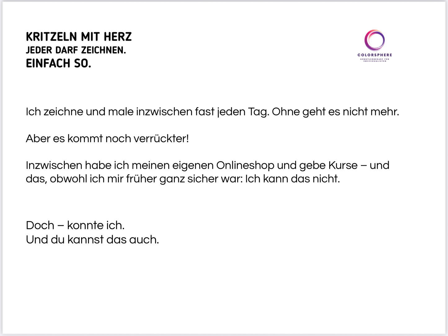 Kritzeln mit Herz – Dein Kritzel-Abenteuer für mehr Freude und Selbstvertrauen!