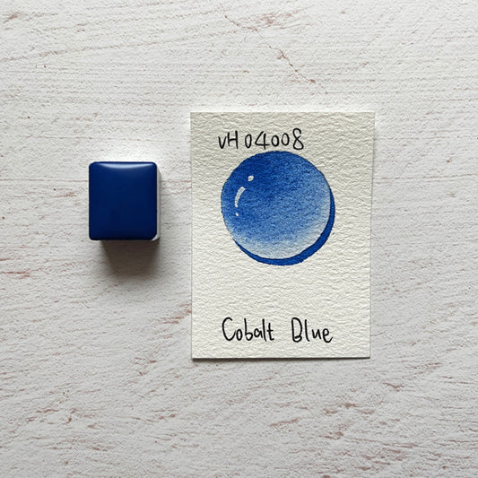 Aquarellfarbe mit Honig Kobaltblau
