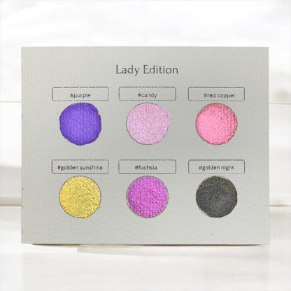 Lady Edition Aquarellfarben im 6er-Set