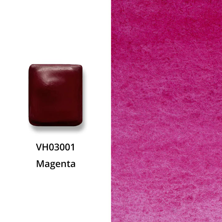 Aquarellfarbe mit Honig Magenta