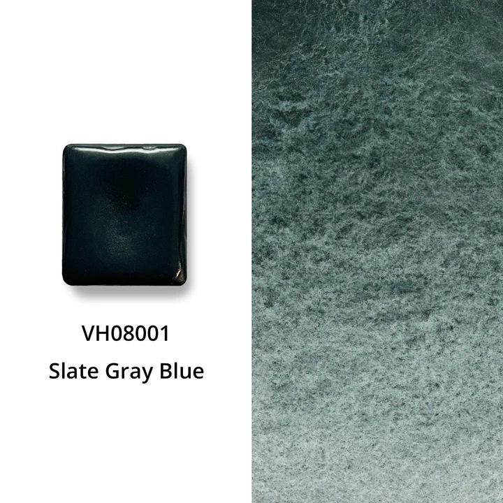 Aquarellfarbe mit Honig Schiefergraublau