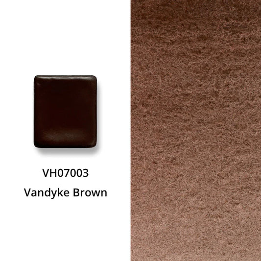 Aquarellfarbe mit Honig Vandyke Braun